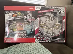 Pokemon TCG Scarlet & Violet Bolt Flare & White Flare Binder 2-Pack Box - Image 1