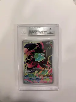 2025 Pokemon, Bulbasaur #133 Stamped Promo BGS 9 Enhanced Box Topper - Image 1