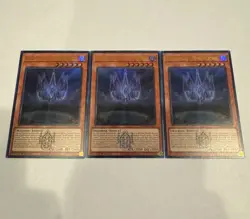 yugioh world legacy - "world crown" emblazoned ultra rare 3x blmm-en082 blmm - Image 1