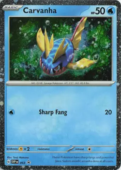 Carvanha - (Cosmos Holo) holo Promo – #093 Pokemon TCG - Image 1