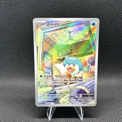 Quaxly 206/193 Sv02: Paldea Evolved Illustration Rare IR Pokemon TCG Card - Image 1
