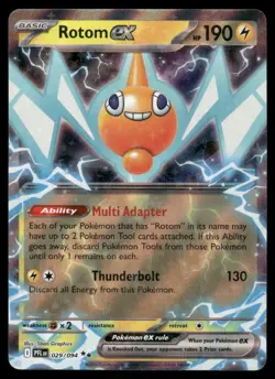 Pokemon Cards Rotom ex 029/094 Phantasmal Flames Double Rare NM *7 - Image 1