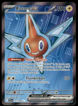 Pokemon Cards Rotom ex 111/094 Phantasmal Flames Ultra Rare NM *2 - Image 1