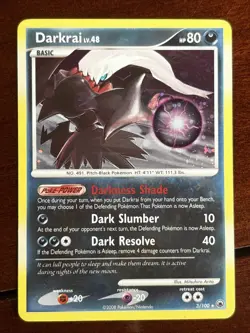 Pokemon Majestic Dawn Darkrai 3/100 Holo Rare - Image 1