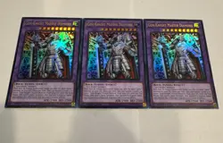 yugioh gem-knight master diamond ultra rare 3x blmm-en143 blmm - Image 1