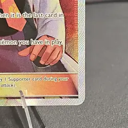 Pokemon Blaine's Last Stand Full Art Trainer Supporter Holo 69/70 2018 NM - Image 4