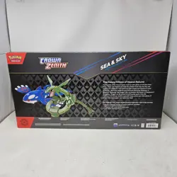 Pokemon Sea and Sky Collection Box - Sealed - 14 Crown Zenith Booster Packs - Image 3