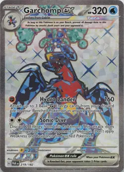 Garchomp ex 219/182 Ultra Rare Paradox Rift Pokemon Near Mint - Image 1
