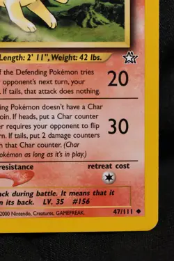Quilava 1st Edition 47/111 LP Neo Genesis Regular Uncommon Pokemon TCG - Image 4