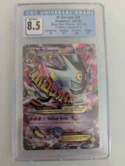 2016 Pokemon M Gengar EX XY166 Promo Holo Collector Chest CGC 8.5 - Image 1