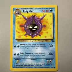 Pokemon TCG Cloyster Fossil Set 32/62 LP - Image 1