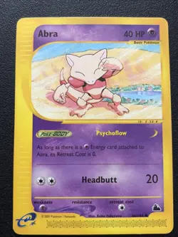 Abra 46/144 Pokemon Skyridge Non Holo GOOD CONDITION - Image 1