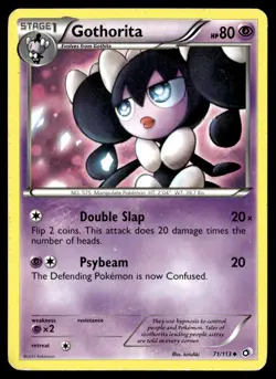 2013 Black & White - Legendary Treasures Gothorita Stage 1/Uncommon #71 - Image 1