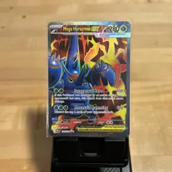 Mega Heracross ex 108/094 Ultra Rare Phantasmal Flames Pokemon Near Mint - Image 1