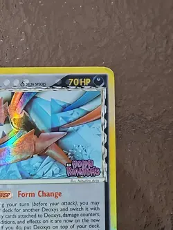 Pokemon TCG Deoxys 3/110 Delta Species Rare Holo Stamped Ex Holo Phantoms 2006 - Image 2
