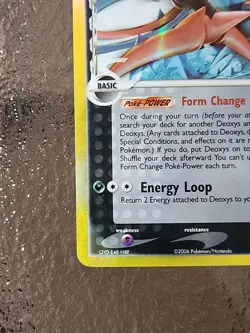 Pokemon TCG Deoxys 3/110 Delta Species Rare Holo Stamped Ex Holo Phantoms 2006 - Image 4