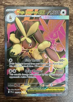 Pokemon TCG: Phantasmal Flames Mega Lopunny EX 115/094 Full Art Holo NM - Image 1