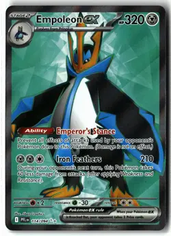 Empoleon ex ⭐ 114/094 Ultra Rare Phantasmal Flames 2025 Pokemon NM - Image 1