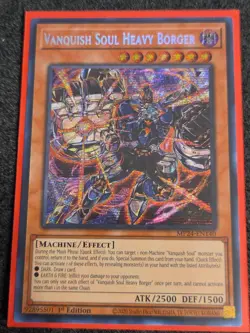 1x Vansquish Soul Heavy Borger Prismatic Secret Rare Mint Yugioh MP24-EN140 - Image 1