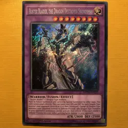 Buster Blader, the Dragon Destroyer Swordsman YuGiOh - Secret Rare - Mint Card! - Image 1