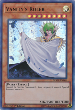 Vanity's Ruler [DUOV-EN061] Ultra Rare Near Mint 1st Edition - Yugioh single - Image 1