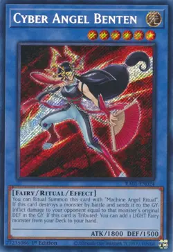 Cyber Angel Benten [RA01-EN024] Secret Rare Near Mint 1st Edition - Yugioh singl - Image 1