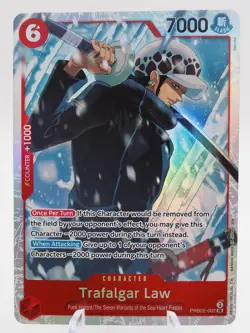 Trafalgar Law PRB02-002 Foil | NM | One Piece English - Image 1