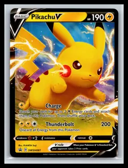 SWSH: Sword & Shield Promo Cards #SWSH061 Pikachu V - Image 1