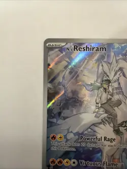 N’s Reshiram 167/159 Promo Journey Together Stamped Pokemon Card NM 167/159 - Image 3