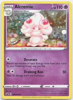 Alcremie Promo SWSH: Sword & Shield Promo Cards SWSD Psychic Holofoil SWSH058 N - Image 1