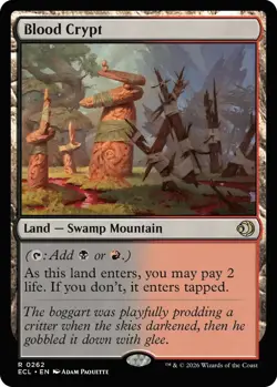 Blood Crypt Lorwyn Eclipsed 262 NM R Magic the Gathering Card MTG - Image 1