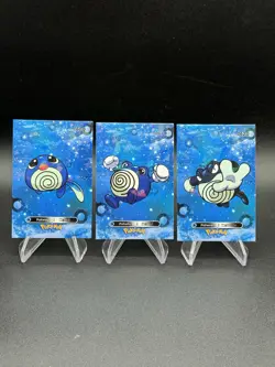 Poliwag Poliwhirl Poliwrath Pokemon 2024 Card Database 1 Cracked Ice Holo US - Image 1