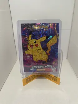 Pikachu 025 Promo Holo Crystal Card Collection Pokemon TCG 2024 - Image 1