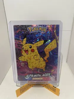 Pikachu 025 Promo Holo Crystal Card Collection Pokemon TCG 2024 - Image 2