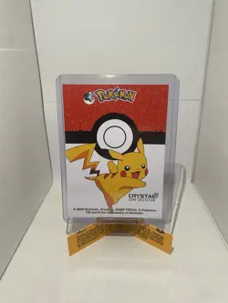 Pikachu 025 Promo Holo Crystal Card Collection Pokemon TCG 2024 - Image 3