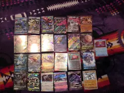Pokemon Card Lot Of 25 Hits EX's, V's, Holos Mint Cards - Image 1