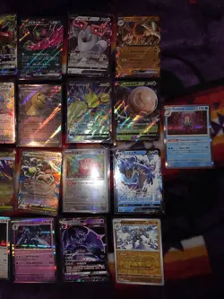 Pokemon Card Lot Of 25 Hits EX's, V's, Holos Mint Cards - Image 3