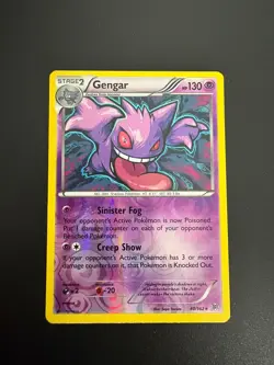 Pokemon Gengar TCG Breakthrough Reverse Holo Holo Rare Card 60/162 - Image 1