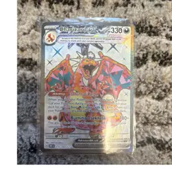 Pokemon Charizard ex 215/197 EX Holo 330 HP OBF English Single Card - Image 1