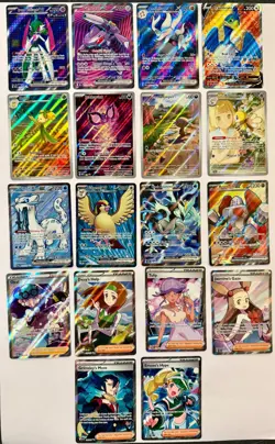 Pokemon TCG Card 18 Lot Mint/NM English 151 Lost Origin Black Bolt UR SIR IR - Image 1