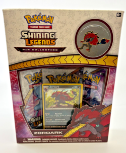 Pokemon Cards - SEALED Shining Legends Pin Collection Box - Zoroark - Image 1