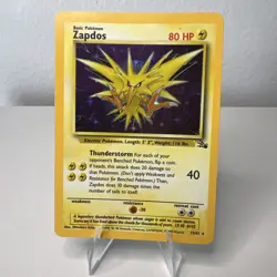 Pokemon TCG Zappos 1st Edition Fossil Holo Rare Card 15/62 Vintage HP/DMG - Image 1