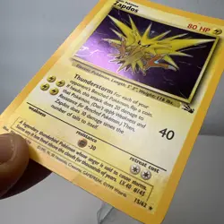 Pokemon TCG Zappos 1st Edition Fossil Holo Rare Card 15/62 Vintage HP/DMG - Image 2