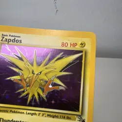 Pokemon TCG Zappos 1st Edition Fossil Holo Rare Card 15/62 Vintage HP/DMG - Image 3