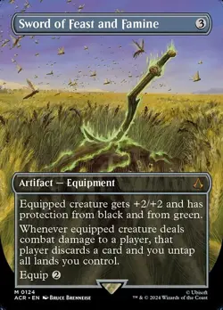 MTG - Sword of Feast and Famine - Assassins Creed - #124 - Borderless - Image 1