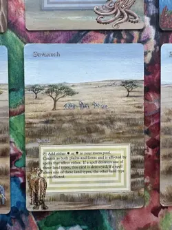 MTG Revised Savannah Altered Laura Van Wie - Image 1
