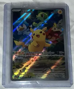 Sealed Pikachu SVP 027 Scarlet & Violet Promo Card Paldea Pokemon NM/Mint #027 - Image 1