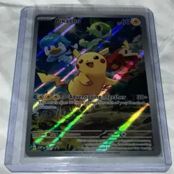 Sealed Pikachu SVP 027 Scarlet & Violet Promo Card Paldea Pokemon NM/Mint #027 - Image 2