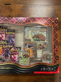 Pokemon Paldean Fates Great Tusk ex & Iron Treads ex Premium Collection Box - Image 5