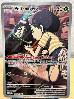Twilight Masquerade Poltchageist 171/167 Illustration Rare Pokemon NM/M - Image 1